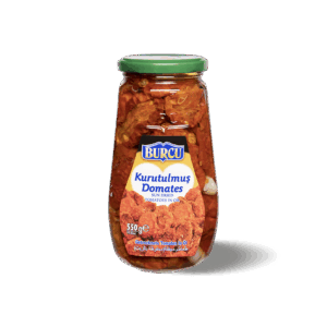 Roșii Uscate în Ulei Burcu 550g – Savoare mediteraneană autentică!