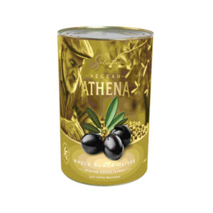 Măsline Negre Jumbo 180-200 Athena 2.5kg
